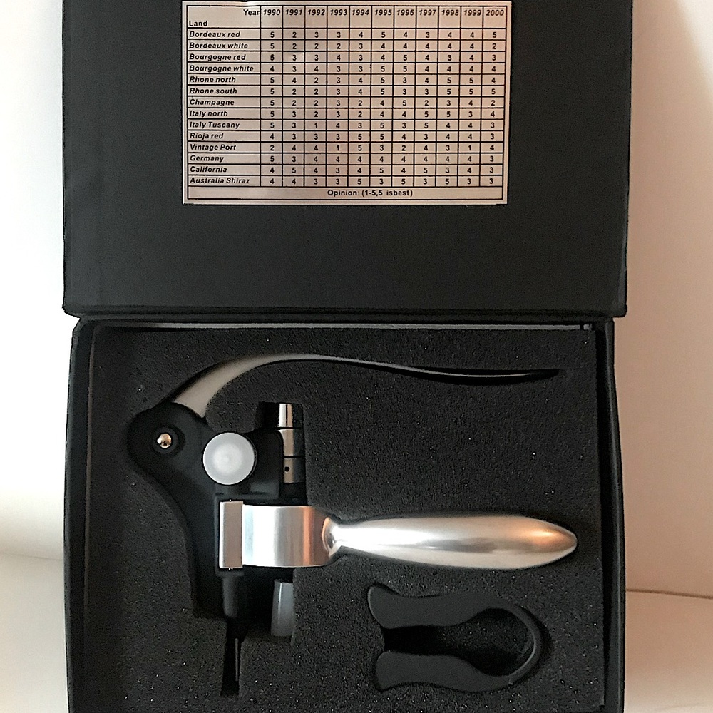 New Leeds Arcadia Wine Companion Wine Bottle Opener Foil Cutter Stainless Steel